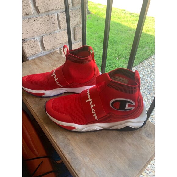 Champion Men's Rally Pro Sneaker Shoes Athletic Casual Red Men's Size 8.5 - Picture 2 of 6